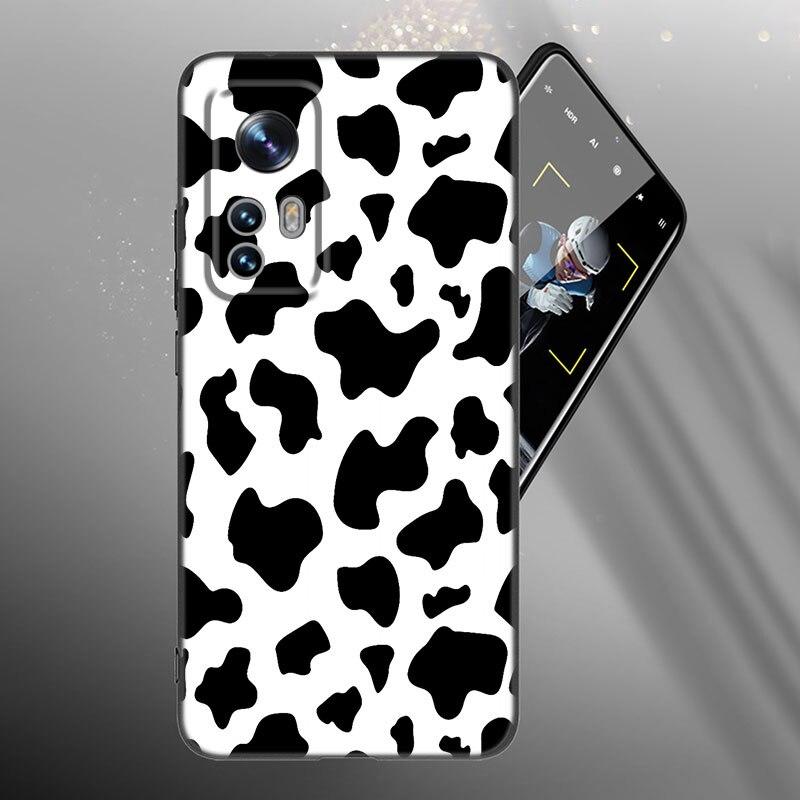 

Черный и белый далматинский корова зебра текстура чехол для Xiaomi Mi 10T 11i 11T Note 10 11 Lite NE POCO F3 M3 X3 GT NFC M4 X4 Pro 5G Xiaomi Mi 11 5G