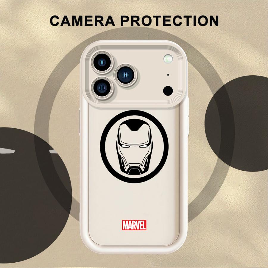 Weiche Hülle für iPhone XR 15 16 14 Plus 16e XS Max 13 12 11 Pro Max 17 Air Marvel Sipider Man Ironman