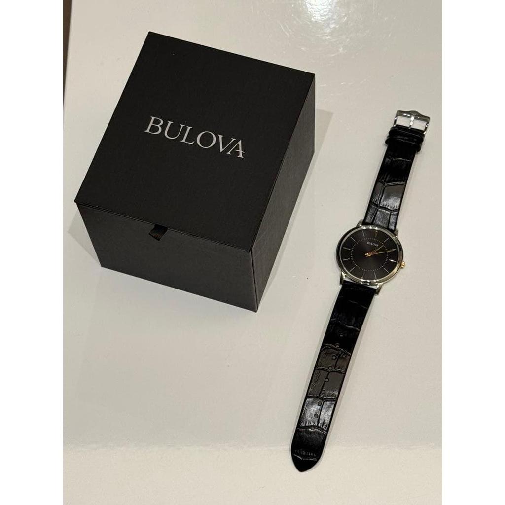 Used Bulova automatic watch black 98A167