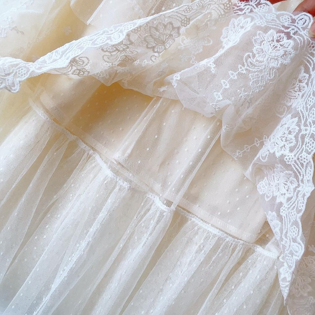 Women's High Waisted Slimming Sand Cake Skirt Half Skirt High-End Feeling Gauz Long Skirt Summer Hundred Fold Skirt