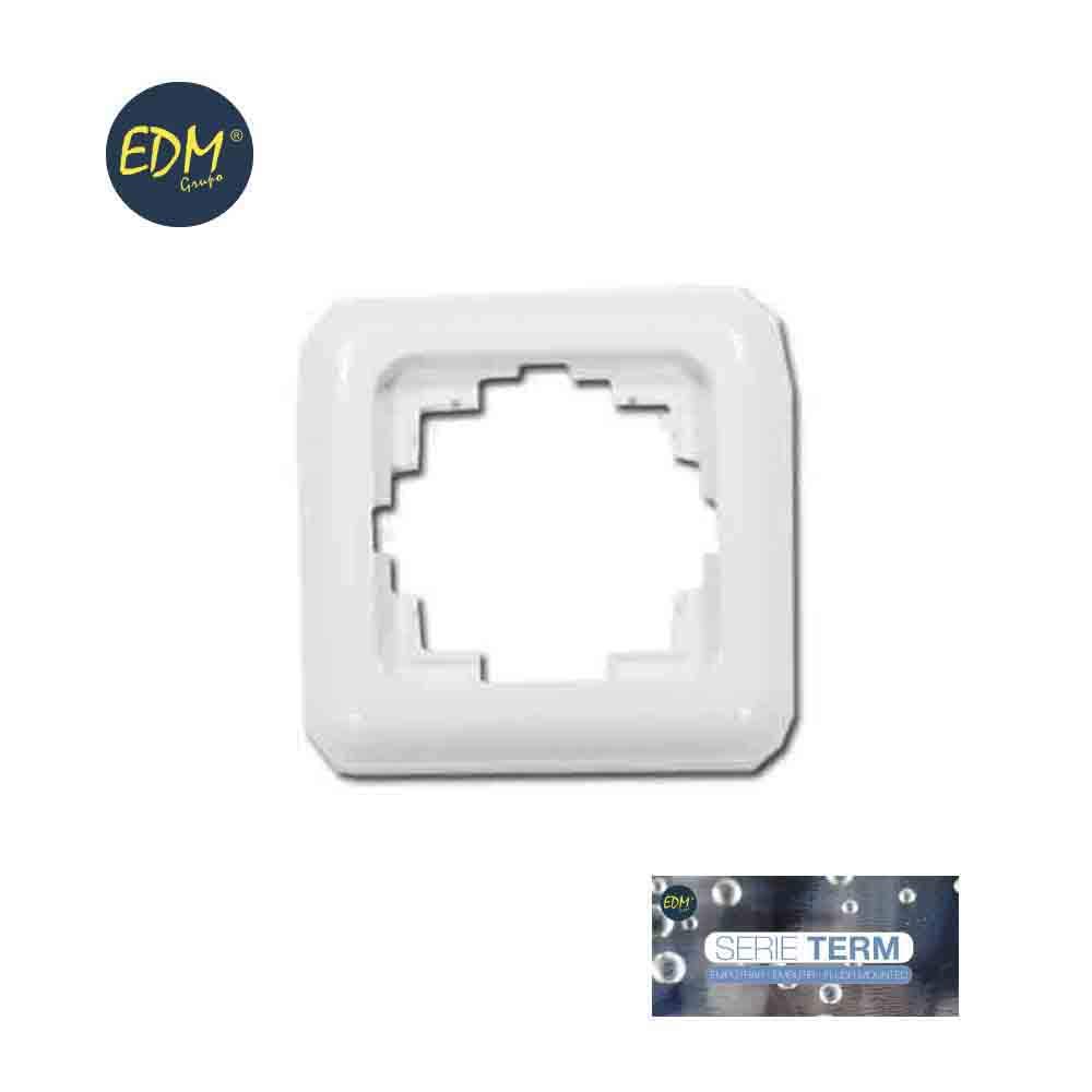 marco 1 elemento empotrar serie term edm (bolsa blister)