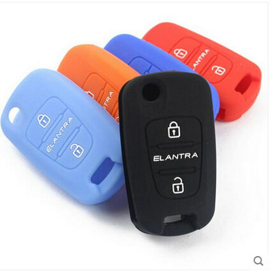 Silicone Key Cover for Beijing Hyundai New Elantra (15 Models) Remote Control