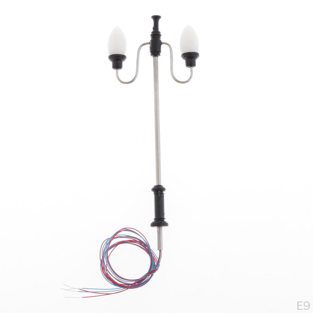 Scale Model Railway Train Lamp Lights - Pack of 5 Garden Landscape Accessories