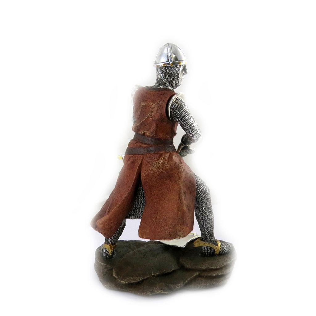 Les Trésors De Lily [M0557] - Figurine 'Chevalier Templier' marron argenté