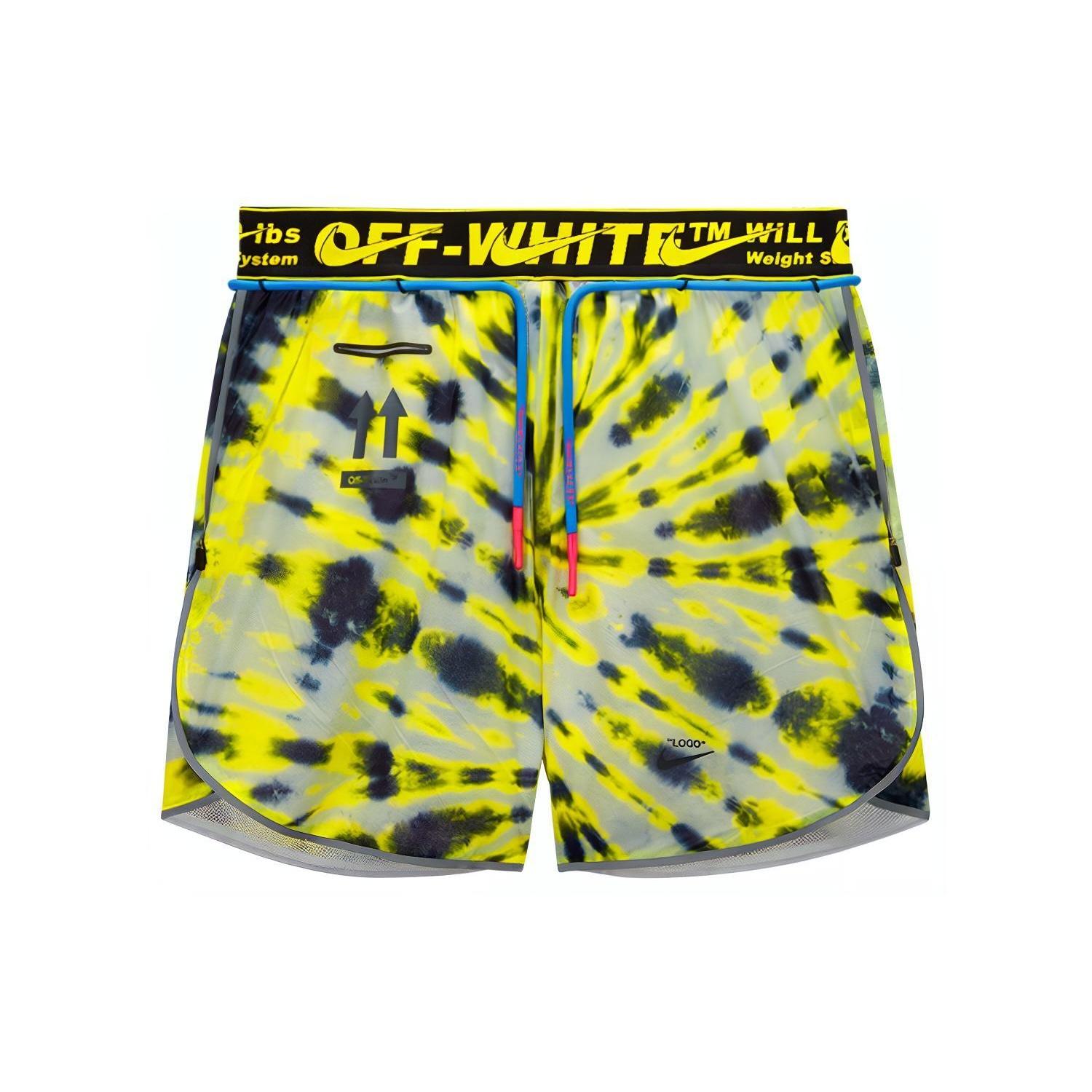 (WMNS) Nike x Off-White NRG Shorts Fluorescence Yellow Women s CK4809-702 XS