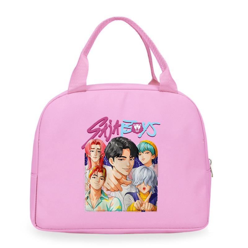 Cartoon Animation Academy Meal Bag Student Thermal Insulation Lunch Box Bag Office Workers Handheld Bento Bag