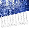 10pcs   bag Acrylic Teardrop Chandelier Pendant Hanging Beads Ceiling Lamp Decoration