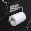 Edelstahl-Handtuchspender, Rollenpapier, Toilettenpapierhalter, selbstklebend