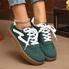 Fashion Fashion Mix Color Platform Sneakers Women Spring Autumn New Lace-Up Plus Size Flats Woman Comfortable Non Slip Sport Shoes Mujer