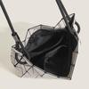 2026 Trendy Geometric Rhombus Women's Shoulder Bag: Fashionable, Simple Drawstring Design