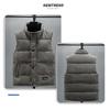 New Vest Jacket Men's Autumn Winter Warm Sleeveless Coat Stand Collar Padded Waistcoat Corduroy Work Wear Male Clothes 5XL