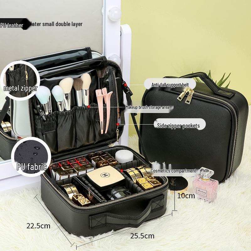

Trendy Large-Capacity Travel Makeup and Nail Art Handbag for Influencers