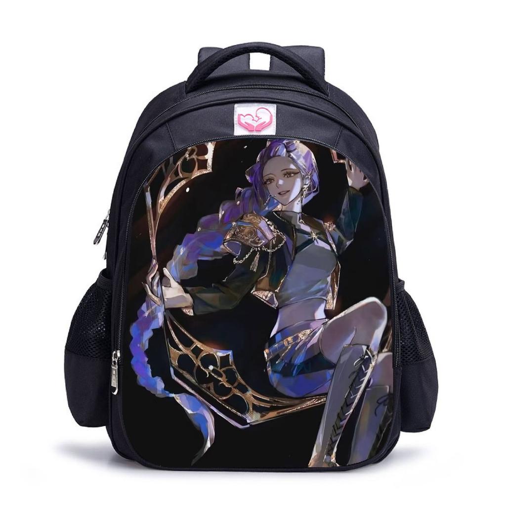 Cartoon Printing Casual Shoulder Bag Junior High School Students Large Capacity Backpacks