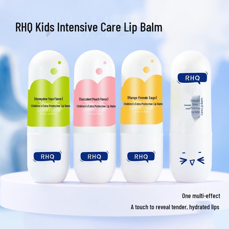 RHQ Kids Lip Balm for Boys & Girls - Moisturizing, Nourishing, Soothing for Dry, Chapped Lips