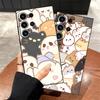 Case for Samsung Galaxy S25 S20 Ultra S26 S24 Plus Note 20 8 9 10 S23 S21 FE S10 S9 Funda Phone Cover Cartoon Cute Cat