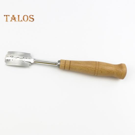 Talos Bread Bow Zakřivená bageta Kráječ těsta na francouzské toasty s 5 čepelí Pekařský nástroj