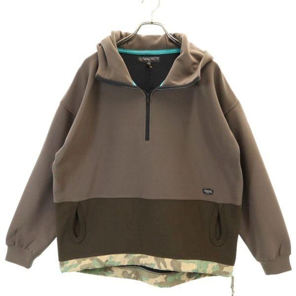 Brand new quolt Camouflage Anorak Parker L tea Men's Used