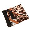Womens Leopard Print Scarf Fashion Warm Shawl Dual Use Winter