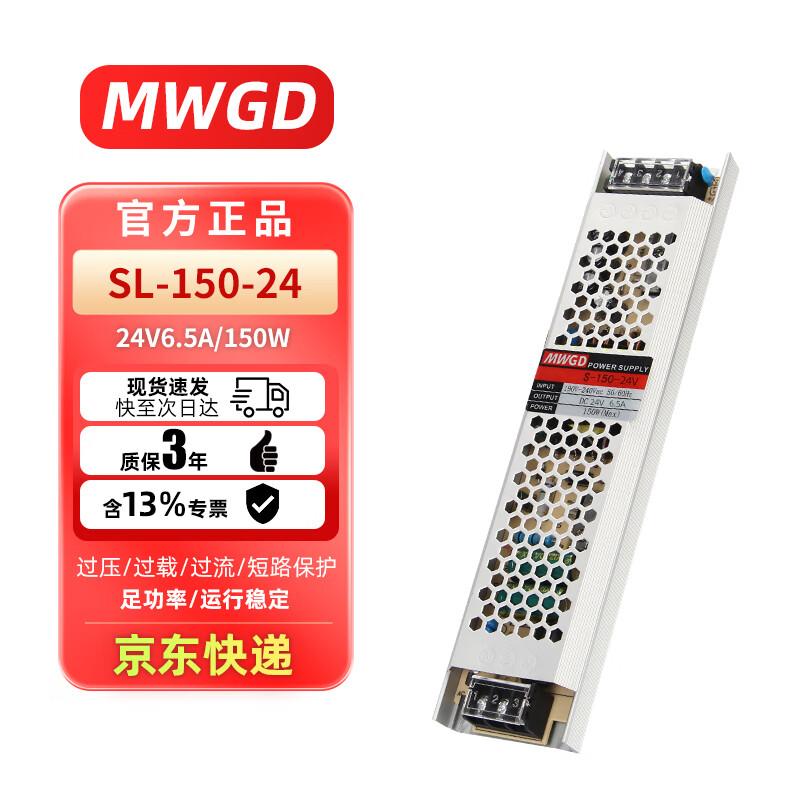 MWGD Ultra-Thin 150W 24V LED Switching Power Supply