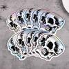 10-100Pcs Halloween Skull Candy Cookie Bag Laser Self Sealing Gift Packaging Bag Plastic Pouch Kids Trick or Treat Party Favors