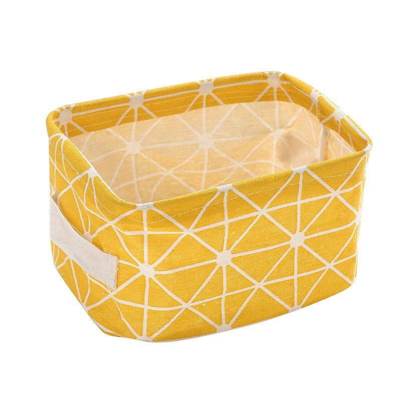 1PC Folding Desktop Storage Box Waterproof Toy Sundries Storage Basket Cosmetic Underwear Storage Office Stationery Organizer
