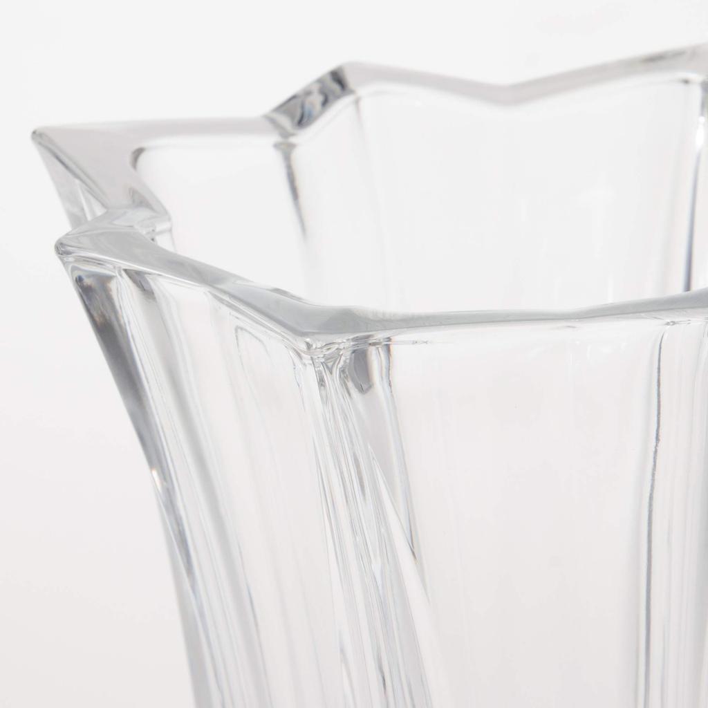 Toyo Sasaki Glass Flower x 26 x Raison Made in Dishwasher Vase, Clear, Approx. 17.9 17.9 cm, Medium, Japan, Safe, P-26382-JAN