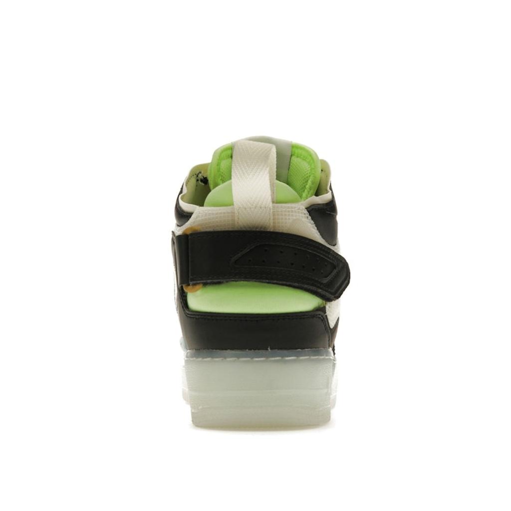Nike Air Force 1 Mid React Black Neon Men Sneakers White Sail Ghost-Green DQ1872-100