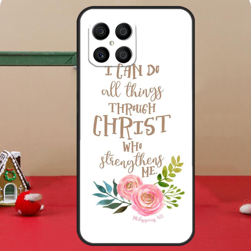 Bible Qutoes Verse Belief God Jesus Case For Honor Magic 8 7 6 Pro Honor 200 400 70 90 Lite X8c X8b X9a X9b X9c X9d Win RT Coque