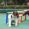 Drill Hole Jumping Lattice Hole Sports Exercise Physical Training Props  Children Outdoor