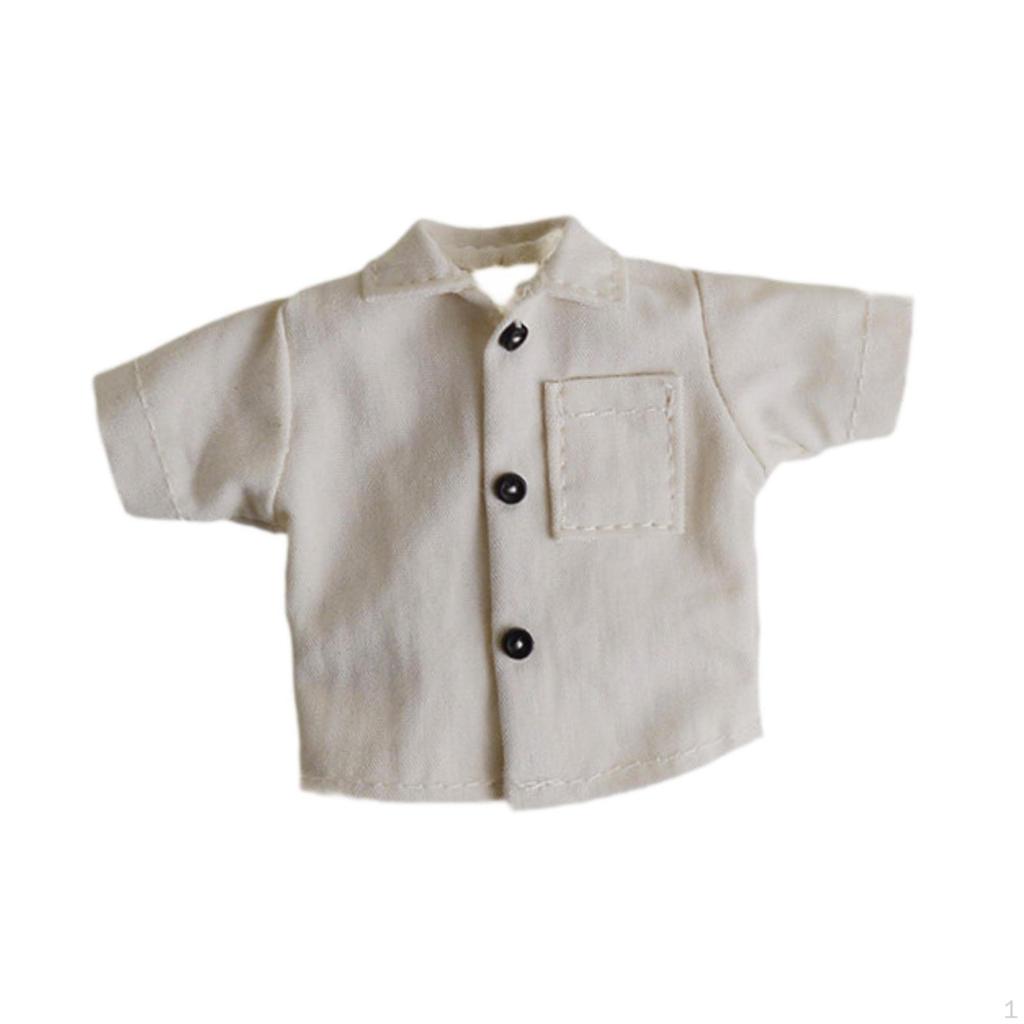 1/12 Miniature Doll T Shirt Accessories Cosplay Fashion Multifunctional Costume Clothes