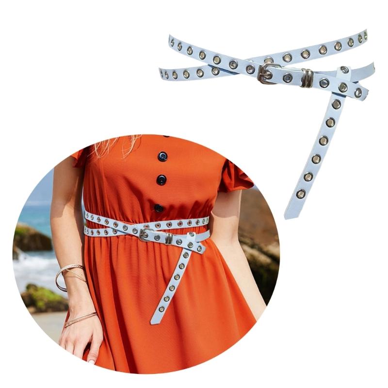 Modifiable Double Cycle Faux leather belt Bind Plan For Men And Women