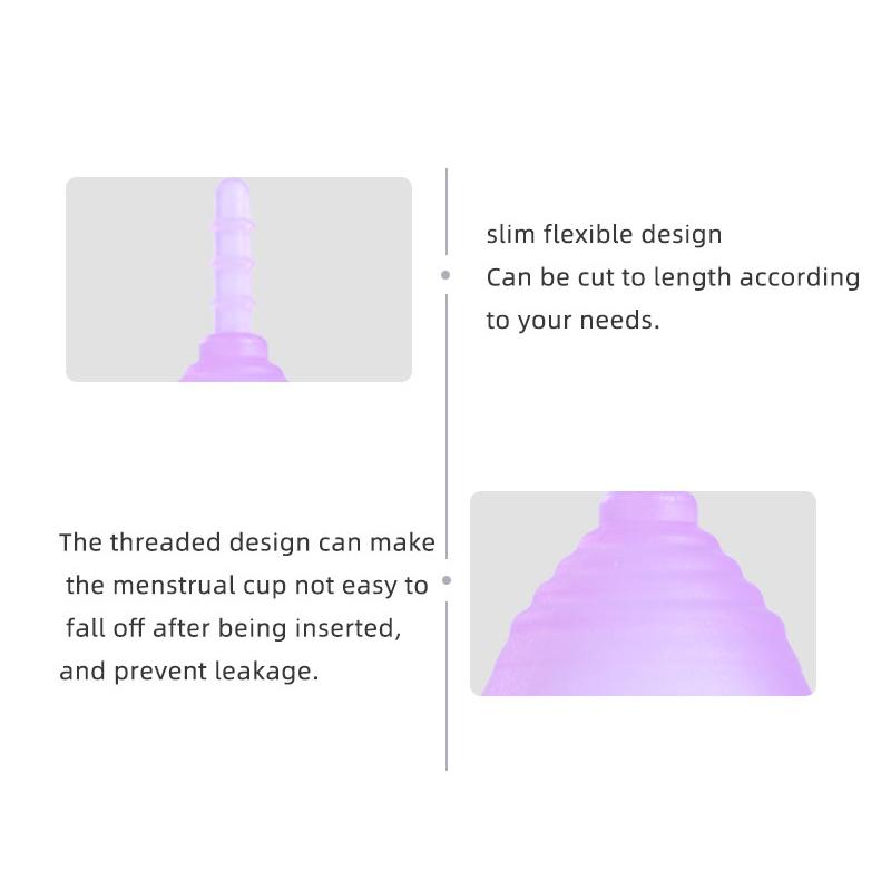 Reusable Cup Menstrual Cups Menstruation Bowl Mentrual Silicon Period Products Silicone Women's Hygiene Health (A18).