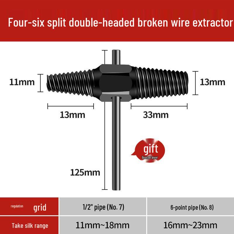 

Ti-Plated Screw Extractor Set for Stripped Screws and Thread Removal