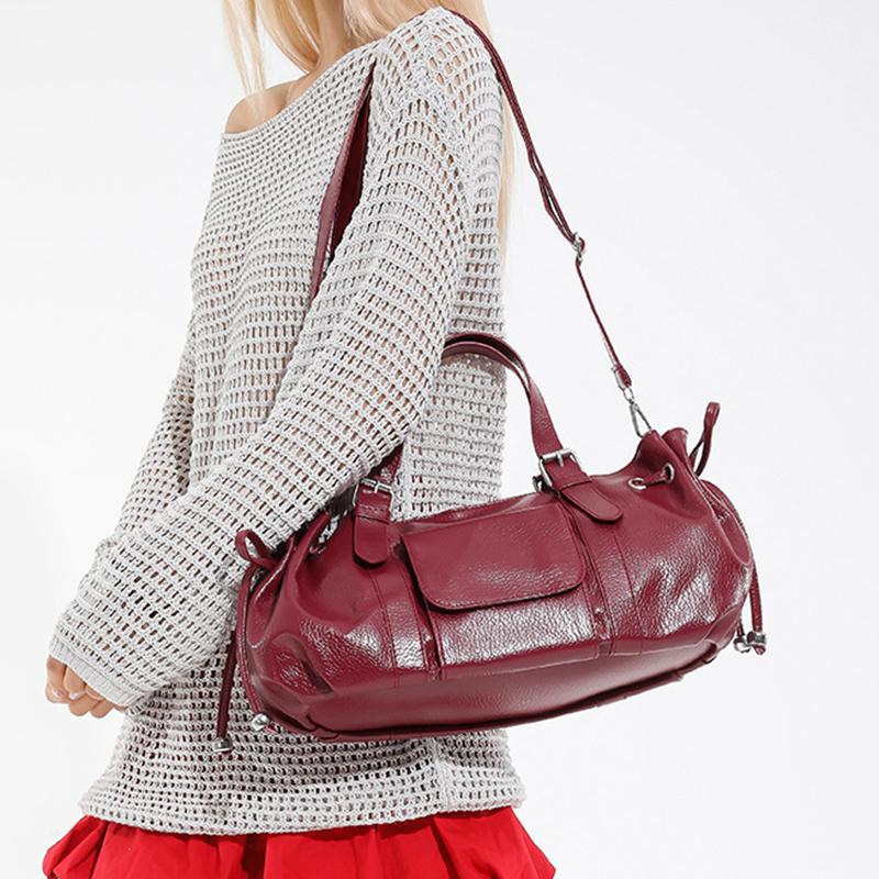 Design PU-Leder Kissen Handtaschen für Damen Neue Mode Einfacher Trend Damen Schulter Crossbody Tasche CLE