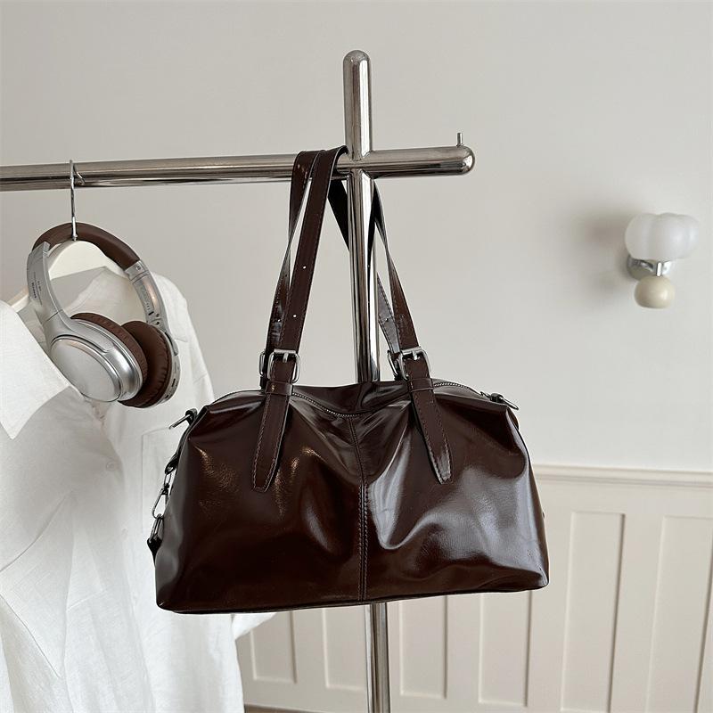 Bolso Boston de Gran Capacidad de un Solo Hombro, Estilo de Gama Alta, Bolso de Hombro para Mujer