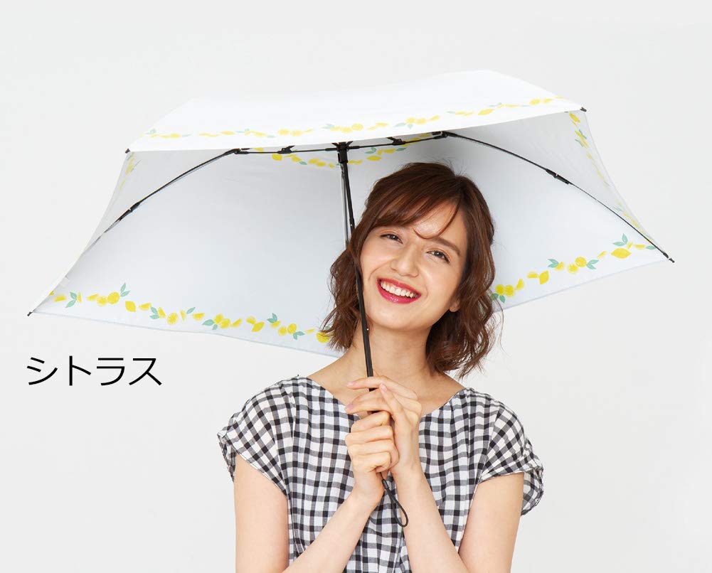 mabu Folding Light 5 Ultra Carbon Fiber Rib Compact Flower Light UV Lightweight For Both Sunny and Rainy For Folding Umbrella, Shielding/Heat