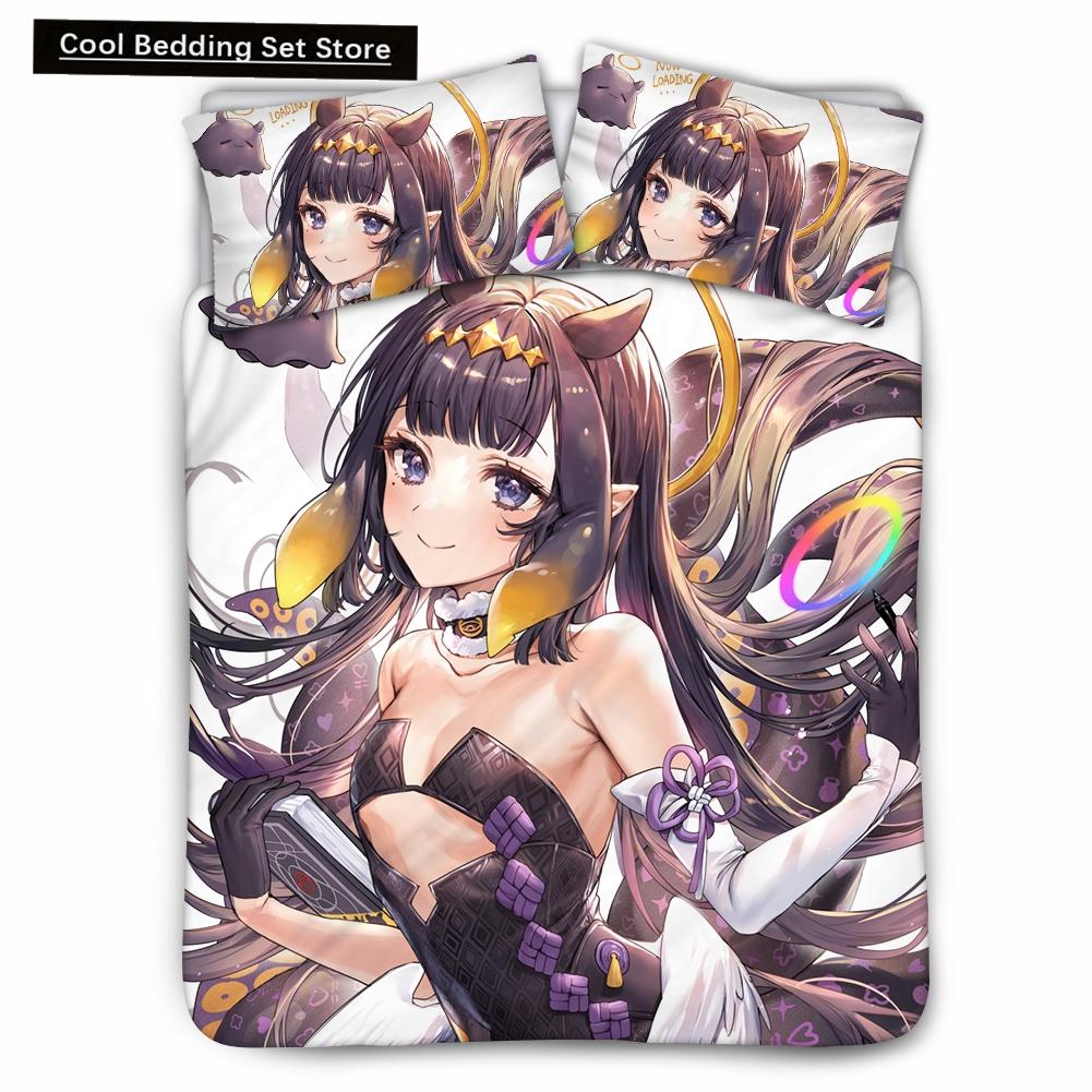 

Аниме Hololive EN Gawr Gura 3D-печать 2/3 предмета Постельное белье Пододеяльники Наволочки Одеяло Постельный комплект Постельные принадлежности Постельное белье EU single(135x200cm)