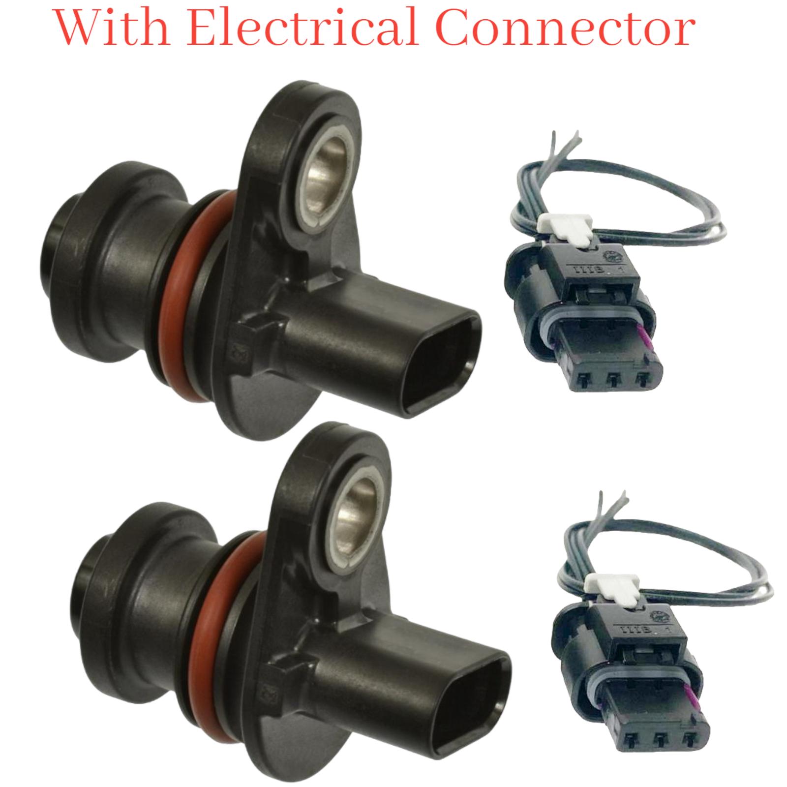 2 x Camshaft Position Sensor W/Connector Fits Buick Chevrolet GMC 2016-