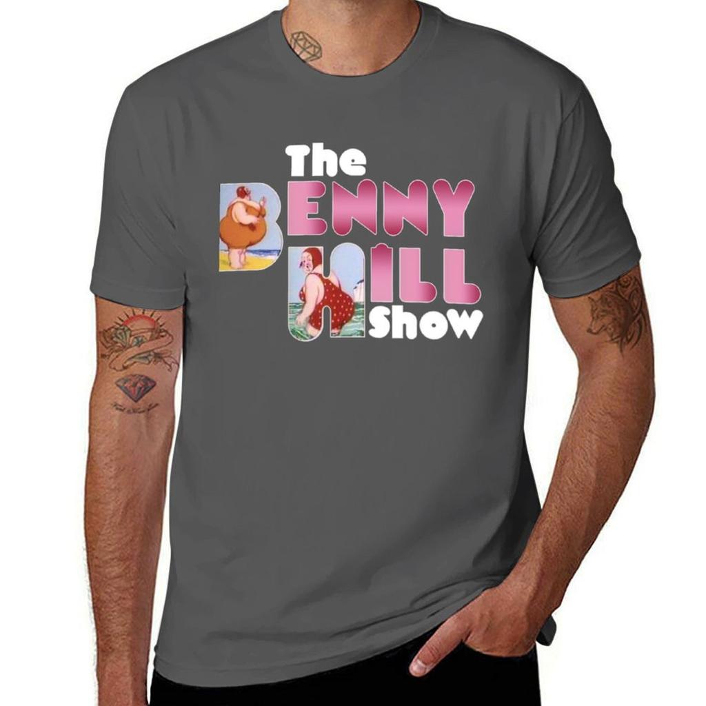 Benny Hill T-Shirt Short Sleeve Tee Graphics Summer Tops Mens T Shirt Graphic