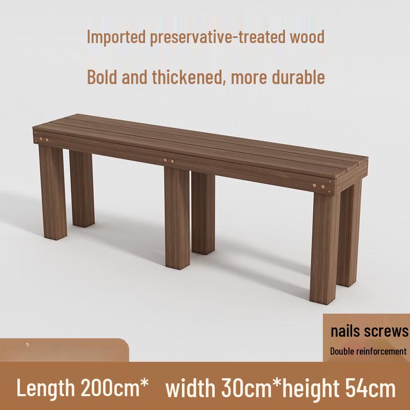 Reinforced Outdoor Solid Wood Stepped Flower Stand