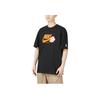Nike Solid Color Logo Trendy Breathable Pattern Round Neck Pullover Short Sleeve Drop Shoulder T-Shirt Men Tops Black FB9804-010