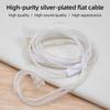 Upgrade Cable KZ Earphones Cables Silver Plated Wired Earphones KZ  For KZ DQ6 ZAX ZSX