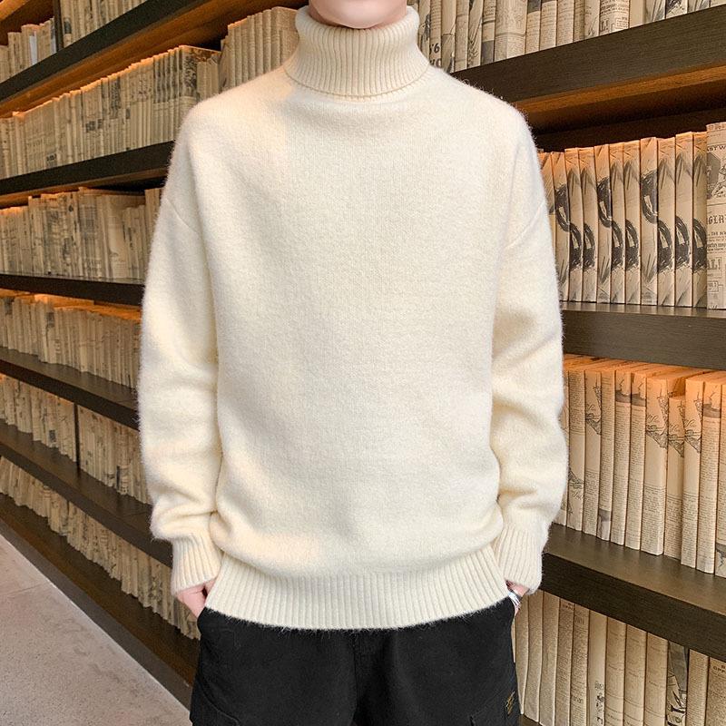 Men's and Women's Thick Plush High Neck Slim Fit Sweater