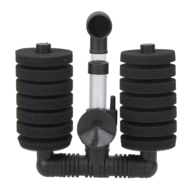 

Aquarium Filter Fish Tank Air Pump Biochemical Sponge Filter Aquarium Filtration Aquatic Products чорний