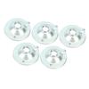 5PCS Industrial Lamp Shade Iron Warehouse Factory Mining Light Lampshade Internal Thread G1 2