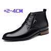 Top Quality All-match Men Ankle Boots Genuine Leather High Top Business Shoes Luxury Brand Smart Formal Dress Shoes Walk Botas