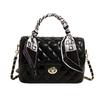 2025 New Fashionable and Versatile High-end Single Shoulder Crossbody Diamond Chain Portable Box Bag