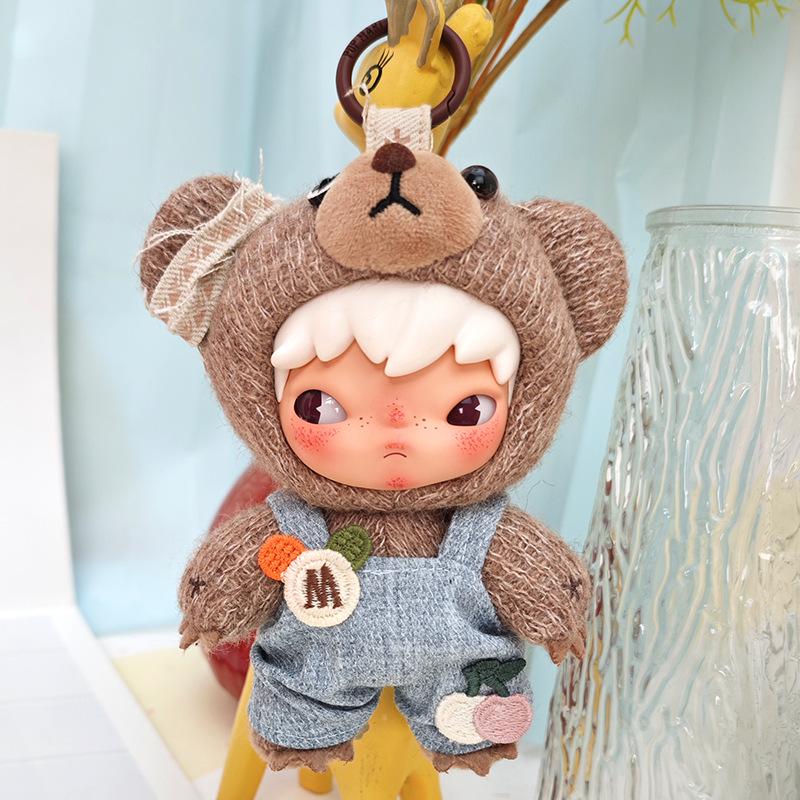 Ono Plush Keychain: Road Trip Overalls & Clothes Change Doll Fits Ono Plush Keychain
