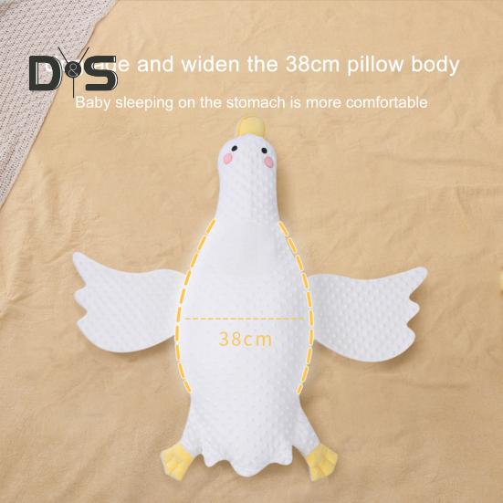 Säuglingskissen mit Sicherheitsgurt, Gänseform, Einschlafhilfe für Babys, Sleep Buddy, verhindert Milcherbrechen, Arm-Wickel-Unterstützung, beruhigendes Schlafspielzeug für Babys, Nacken