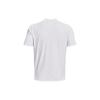 Under Armour Solid Color Training Slim Fit Crew Neck Short Sleeve T-Shirt Men Tops White 1379670-100